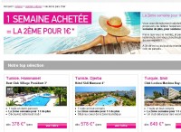Vacances été : deuxieme semaine à 1euro sur des séjours à l’etranger