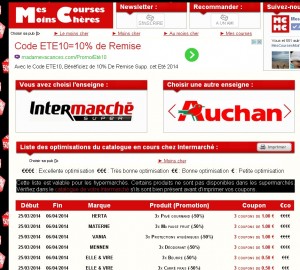 mes courses moins cheres :  le site à visiter avant d’aller faire ses courses