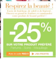 Nocibe : 25 pourcent de remise sur un article jusqu’au 30 avril