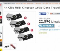 clé usb 16go pas chères