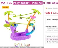 Bon plan jouet fille : la piscine polly pocket avec personnage à 6.9 euros