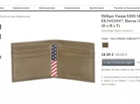 Portefeuille Hilfiger Denim en cuir à 25 euros