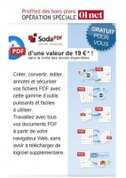 Abonnement à SodaPdf pour un an gratuit au lieu de 19 euros