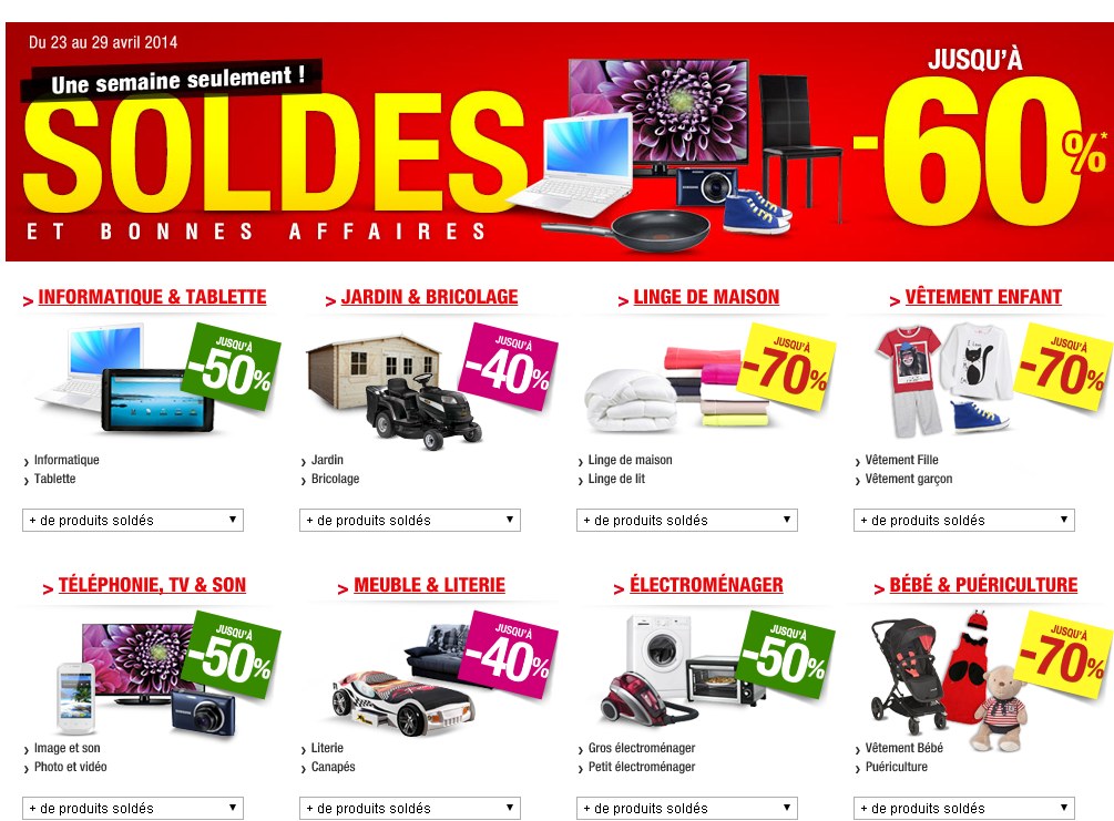 Soldes auchan jusqu'au 29 avril Bons plans et Astuces pour économiser
