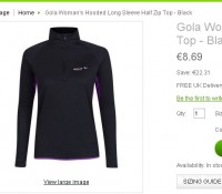 Sport : 8.69 le haut manche longue pour femmes