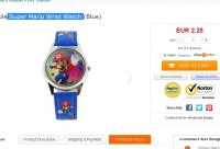 2.25 euros port inclus la montre  Mario .. toujours dispo