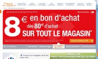 Carrefour : 8 euros de bons d’achats pour 80 de courses les 23 – 24 mai