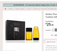 Bon plan eau de toilette : 24.15 euros le coffret Azzaro hommes 100ml