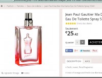 24.15 euros port inclus l’eau de toilette Ma Dame de Gaultier en 50ml (autour de 60 normalement)