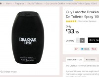 26.5 euros l’eau de toilette Drakkar Noir de Laroche en 100ml contre plus de 80 normalement