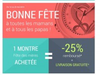 Montre and Co : 25 pourcent de remboursé en bon d’achat sur l’achat d’une montre