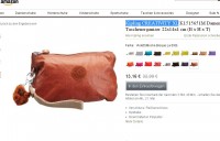 Moins de 14 euros le sac à main – pochette Kipling Creativity Xl