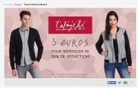 5 euros pour avoir 50% de remise sur de la mode de marque sur galerie lafayette