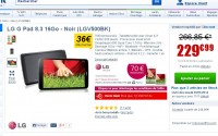 Tablette LG 8 pouces quad core 2go de mémoire vive qui revient à moins de 160 euros