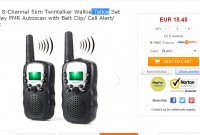 15.45 euros port inclus une paire de talkie walkie