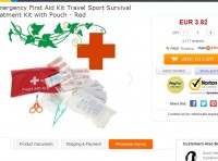 3.82 euros la trousse de secours