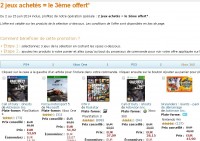 Bon plan jeux vidéos : 3 pour le prix de 2 jusqu’au 15 juin sur amazon