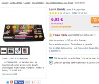 Boite Bracelets Loom à moins de 7 euros port inclus