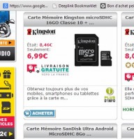 micro sd pas chere
