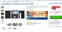 Moins de 50 euros une chaine hifi lecteur de dvd avec ecran