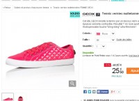 Tennis femmes New Club Geox à 24 – 27 euros