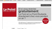 Gratuit : l’hebdo Le Point à domicile pendant 1 an