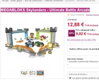 Bon plan jouet : Boite megablock skylanders à 12.88 euros