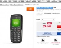 Telephone senior doro phone easy 510 à 25 euros au lieu de 80 généralement