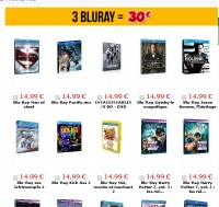 3 blu ray pour 30 euros