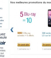 Amazon :  5 blu ray achetés = 5 offerts (avec des blu ray 3d )