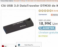 cle usb3 64go