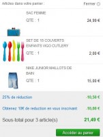 El corte ingles : super affaire : 10€ de reduction pour 20 d’achat, code reduc et livraison gratuite