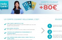 80 euros offerts pour l’ouverture d’un compte bancaire Hello Bank … dernier jour 31 juillet