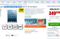 Ipad retina (ipad 3) 16go wifi qui revient à 250 euros