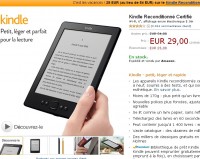 Liseuse Kindle reconditionnée à 29 euros
