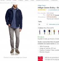 Blousons hilfiger hommes à prix interessants en solde
