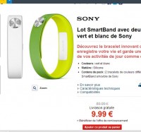 2 bracelets smartband sony à moins de 10 euros (abonnés sfr uniquement)
