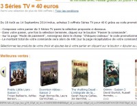3 coffrets  series TV pour 40 euros