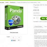 10 euros l’anvirus panda 2014 pour 3 pc / 1 an .. version boite port inclus