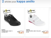 baskets kappa enfants à moins de 16 euros