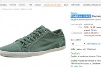 Moins de 20 euros des baskets hommes redskins