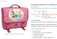 Cartable princesses à 17 euros