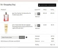 Parfums gaultier MaDame 50ml + 2 shampoing à 21 euros port inclus