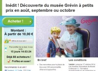 Paris : musée grévin à prix reduits en aout septembre octobre
