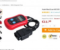 Moins de 12 euros l’outil de diagnostiques pour voiture