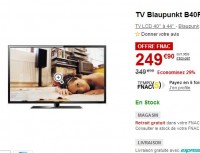 Tv 40 pouces pas chère à moins de 250 euros