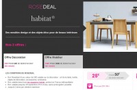 25 euros le bon de 50 à utiliser dans les magasins Habitat
