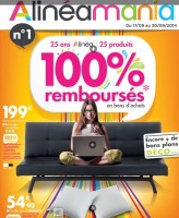 Alinea : 25 produits 100% remboursés en bons d’achats jusqu’au 30 septembre