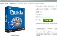 Antivirus pas cher: panda antivirus internet security 2014 pour 3 postes à 10 euros