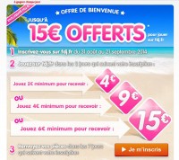 Fdj.fr … jusqu’à 15 euros offert pour une nouvelle inscription et un premier jeu